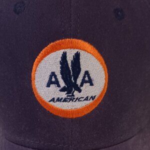 Vintage American Airlines Ball Cap with Retro Logo (1962-1966) Size L/XL NWT